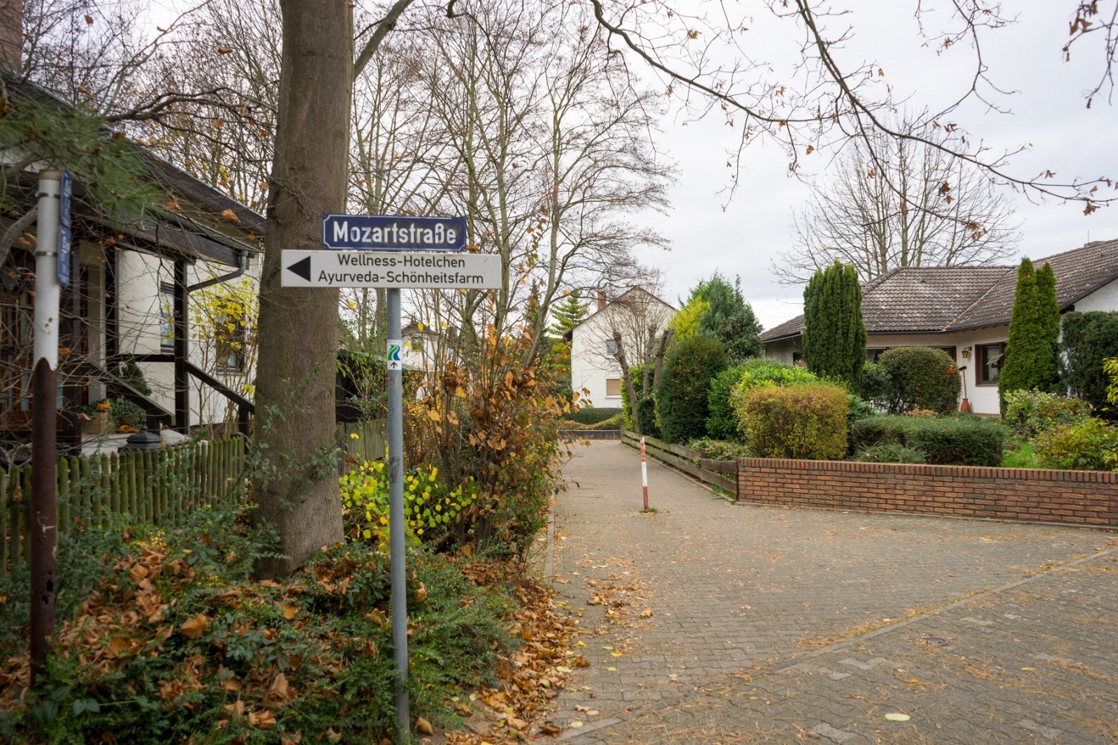 In der Mozartstraße in Nierstein