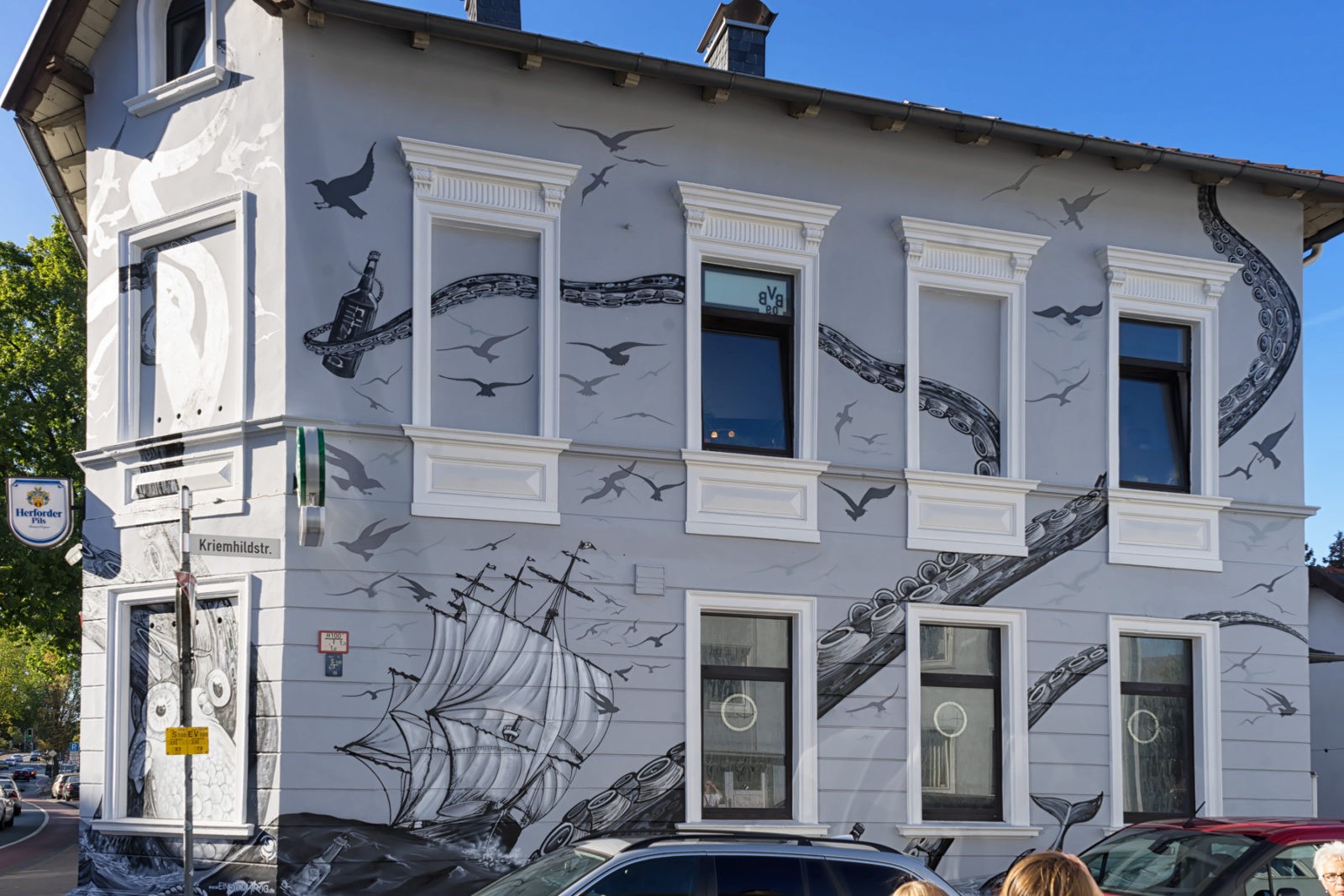 Graffito in Bielefeld