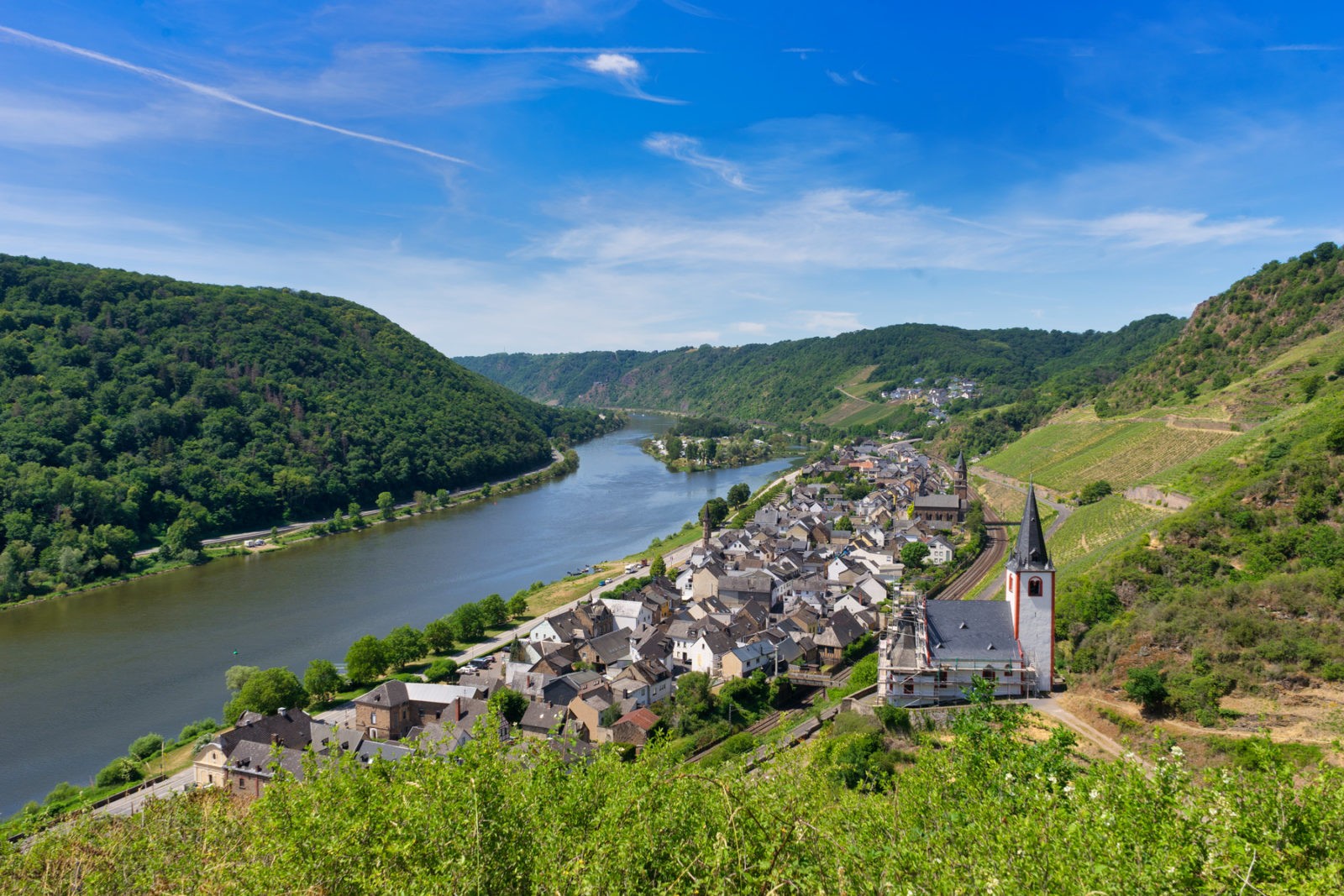 Hatzenport und Burg Bischofstein