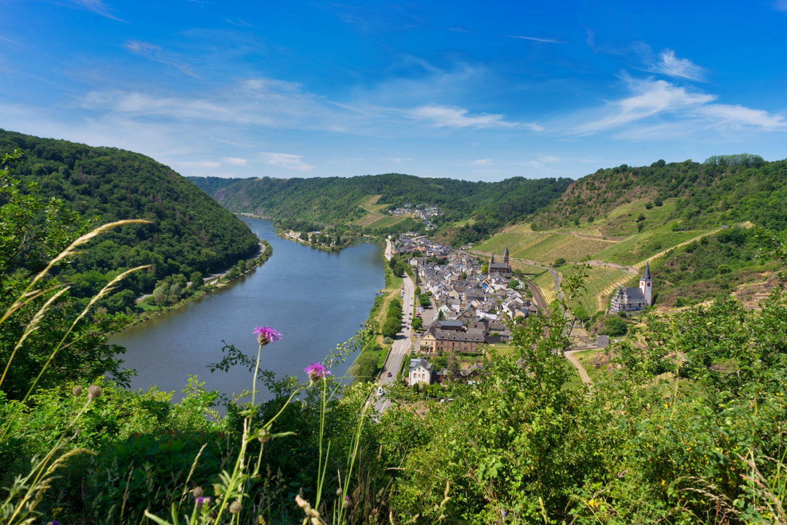 Hatzenport und Burg Bischofstein