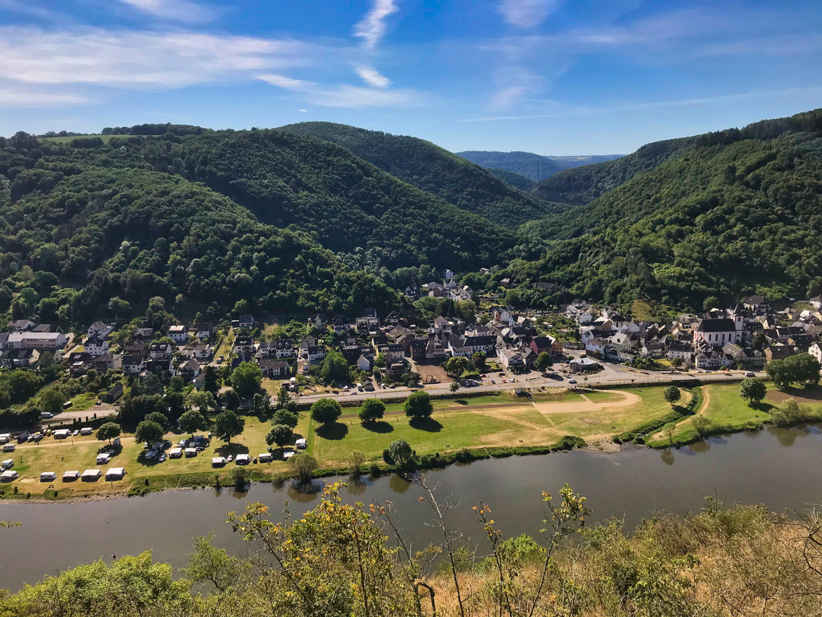 Hatzenport und Burg Bischofstein