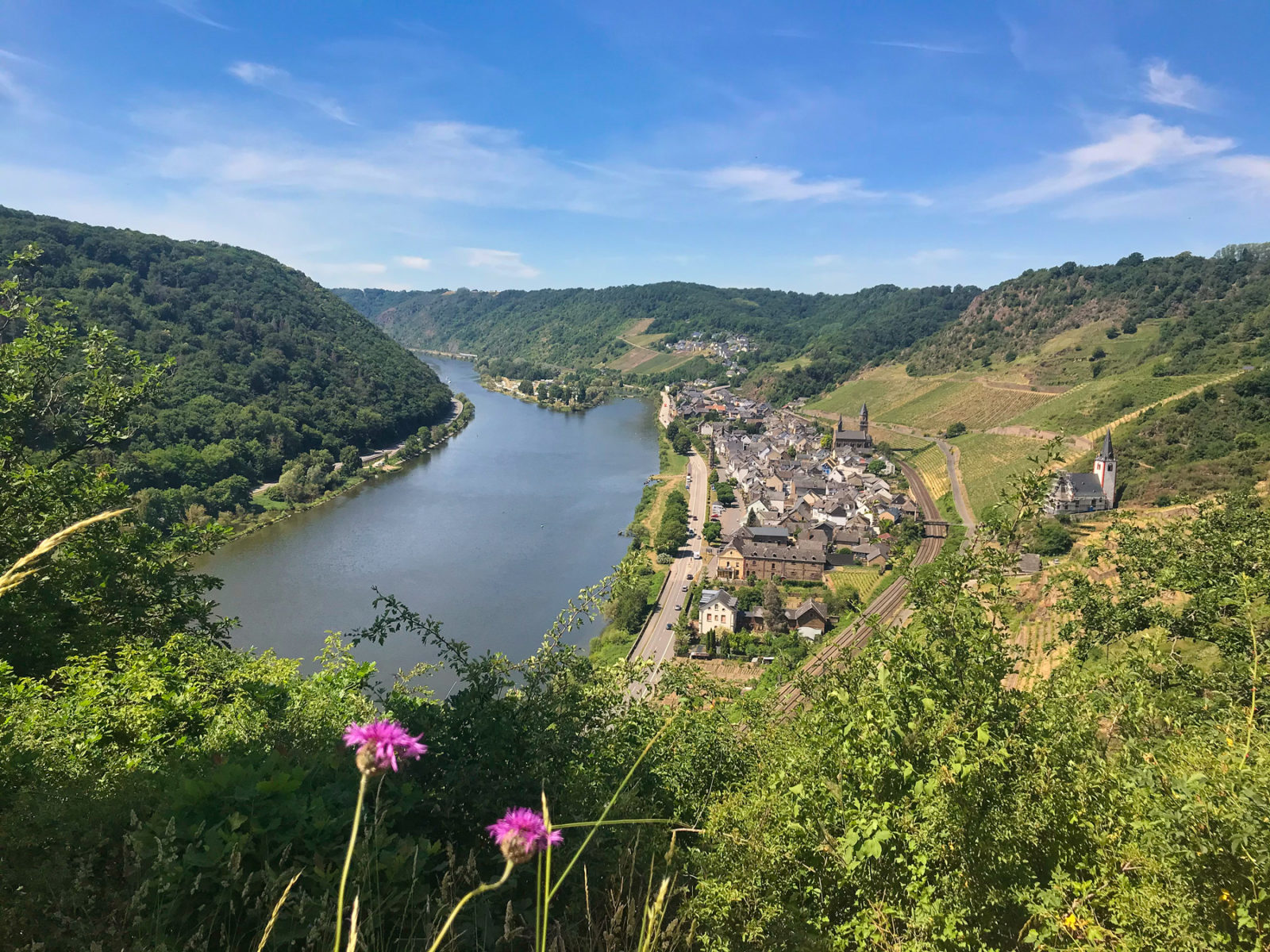 Hatzenport und Burg Bischofstein