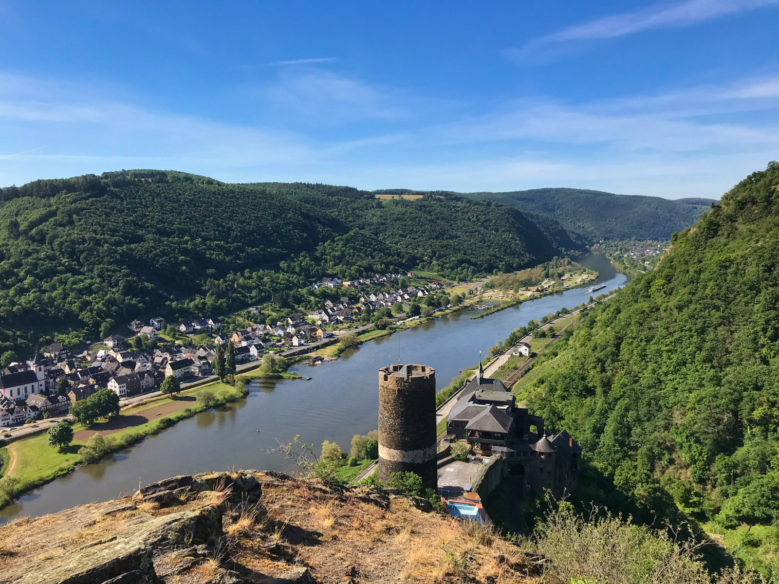 Hatzenport und Burg Bischofstein